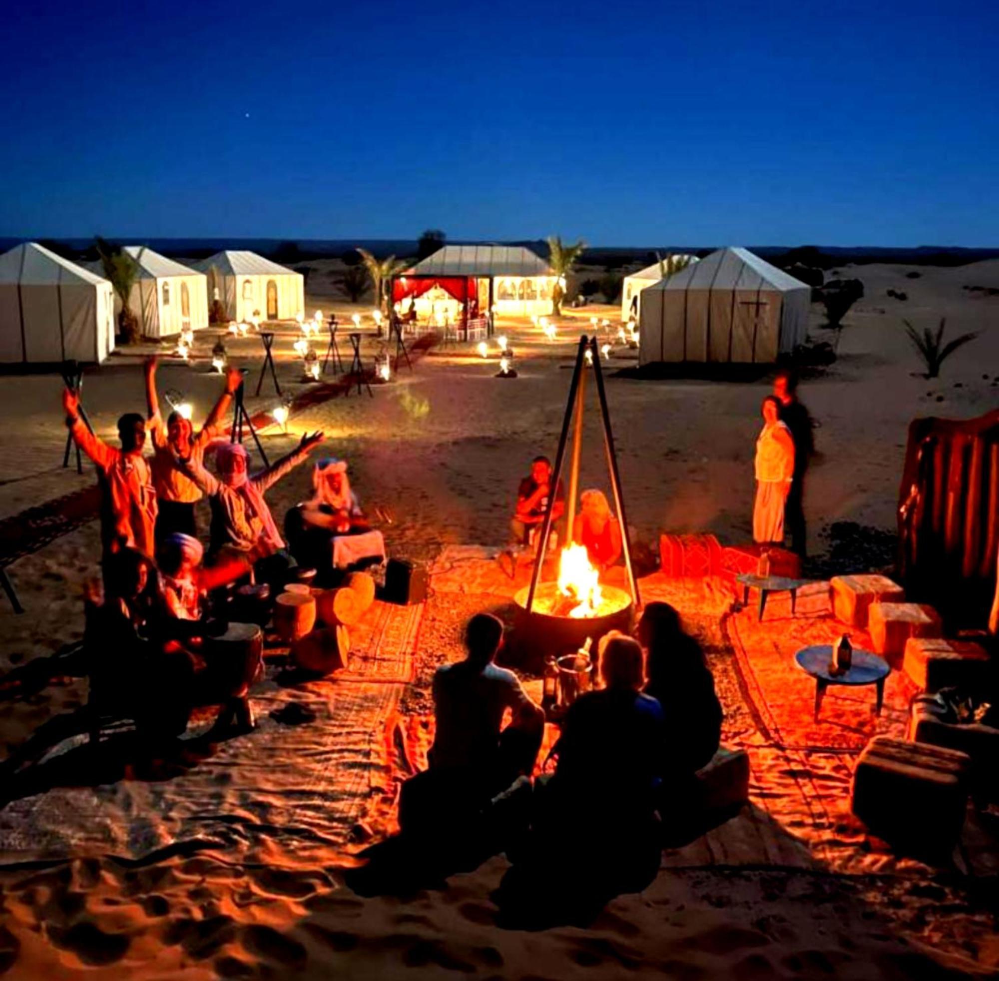 Luxury Bedouin Camp Bed & Breakfast Merzouga Exterior photo