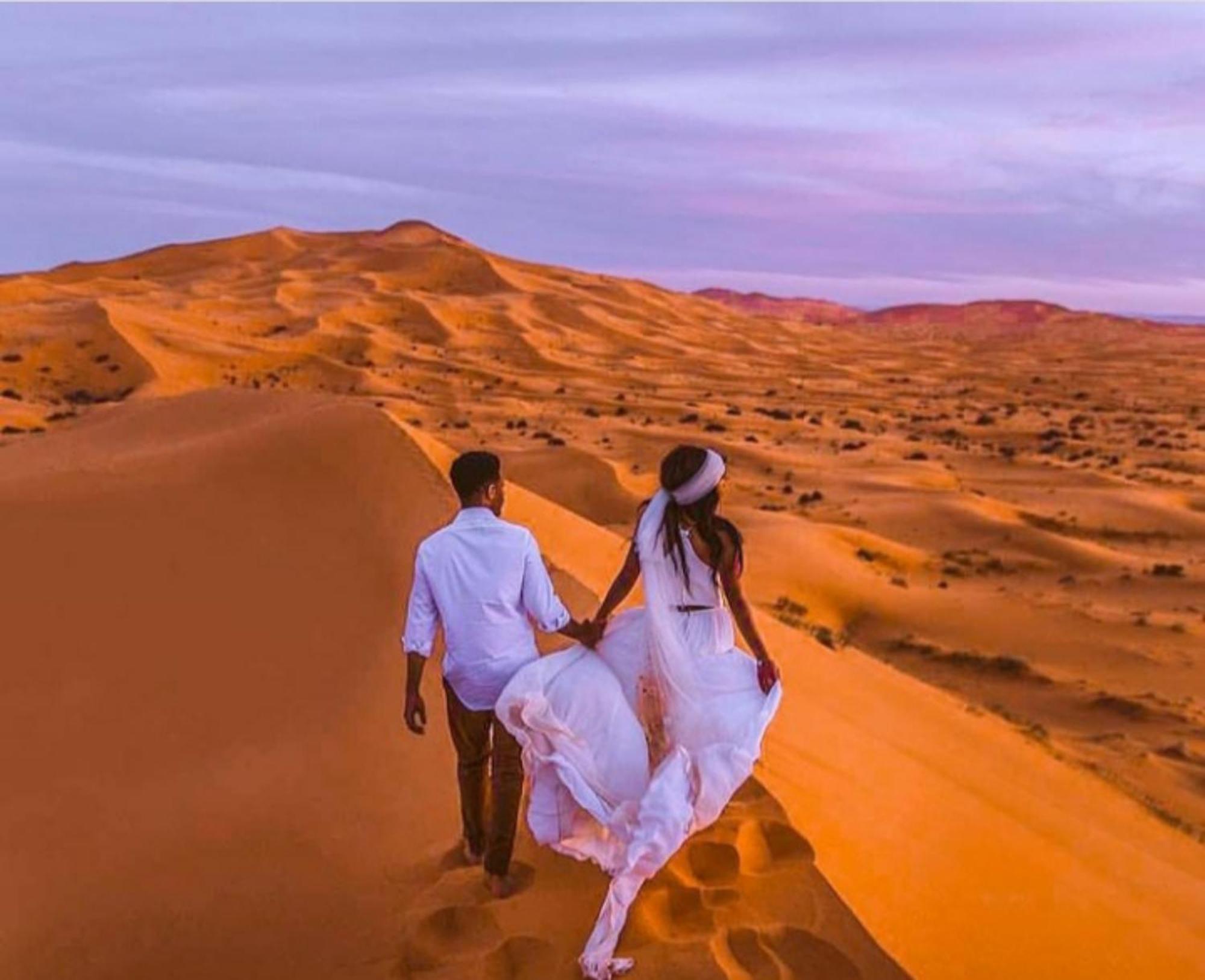Luxury Bedouin Camp Bed & Breakfast Merzouga Exterior photo